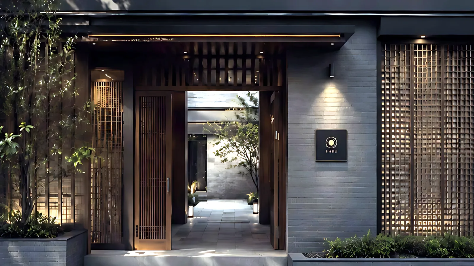 HARU 입구 디자인 이미지